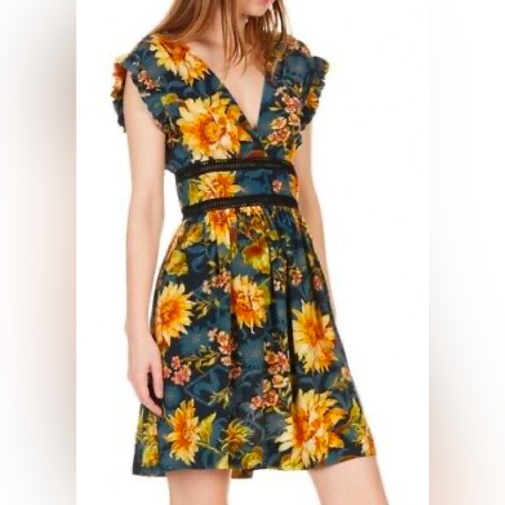 Low cut silk dressss